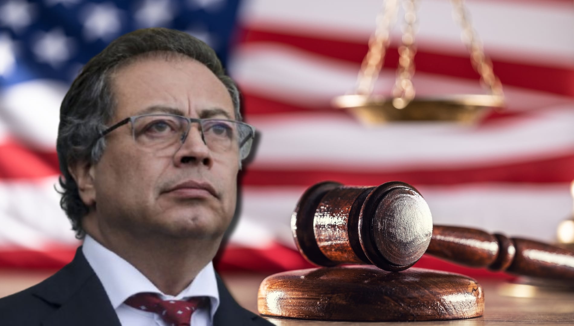 Presidente Gustavo Petro y justicia de EE.UU. Fotos: (Photo by Juancho Torres/Anadolu via Getty Images) / Getty Images
