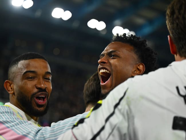 Juan David Cabal festeja su gol ante el Bolonia. (Photo by Marco Mantovani/Getty Images)