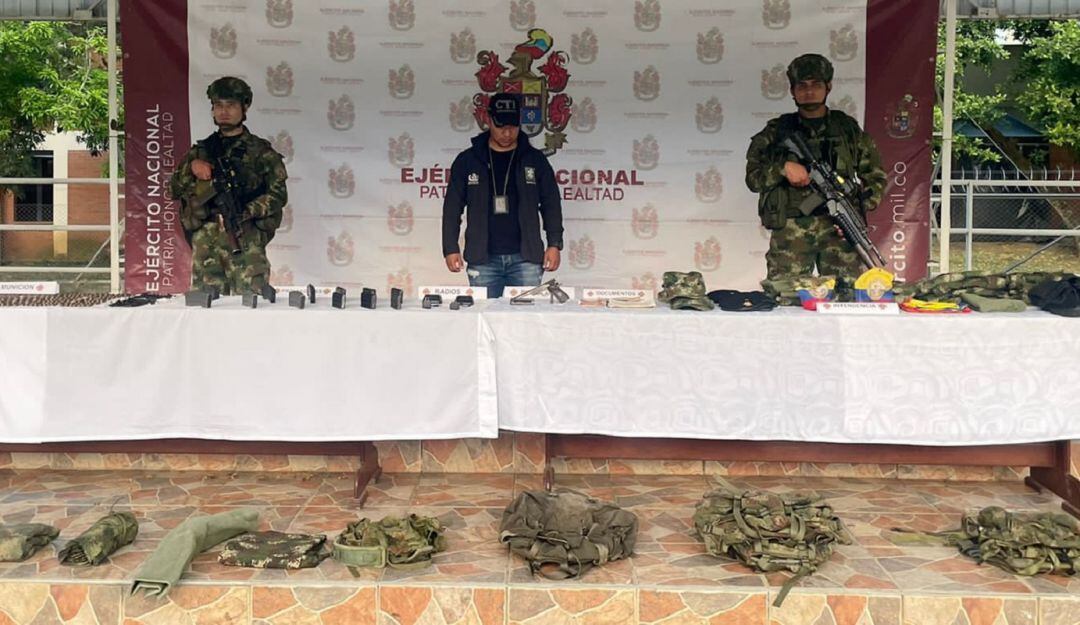 Se incauta material de guerra perteneciente a la disidencia Adán Izquierdo