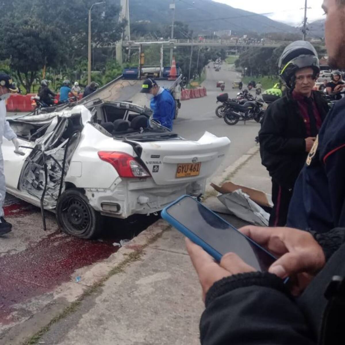 Dos muertos y tres heridos en accidente en Piedecuesta