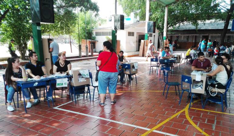 Elecciones en el barrio Colsag