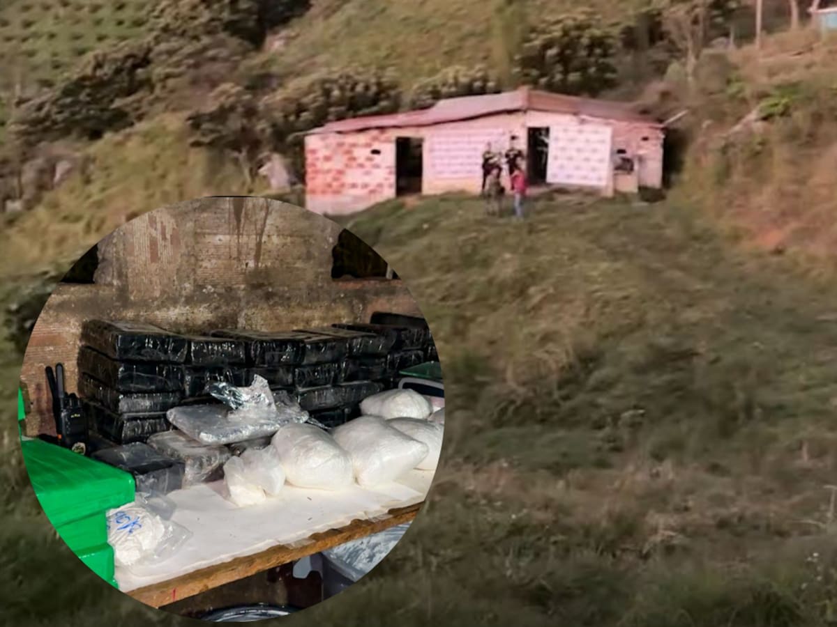 En el Valle de Aburrá desmantelaron dos laboratorios de cocaína del Clan del Golfo