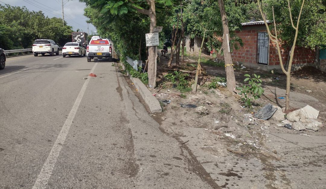Las víctimas se encontraban a un costado de la Vía al Mar esperando transporte