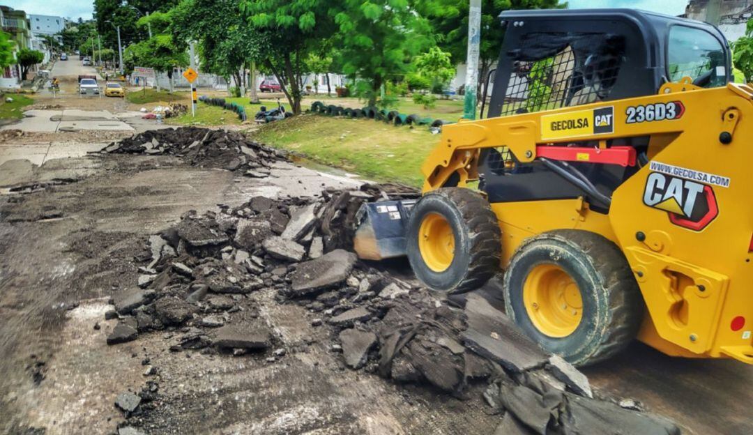 La carrera 62A de este barrio será rehabilitada en concreto rígido.