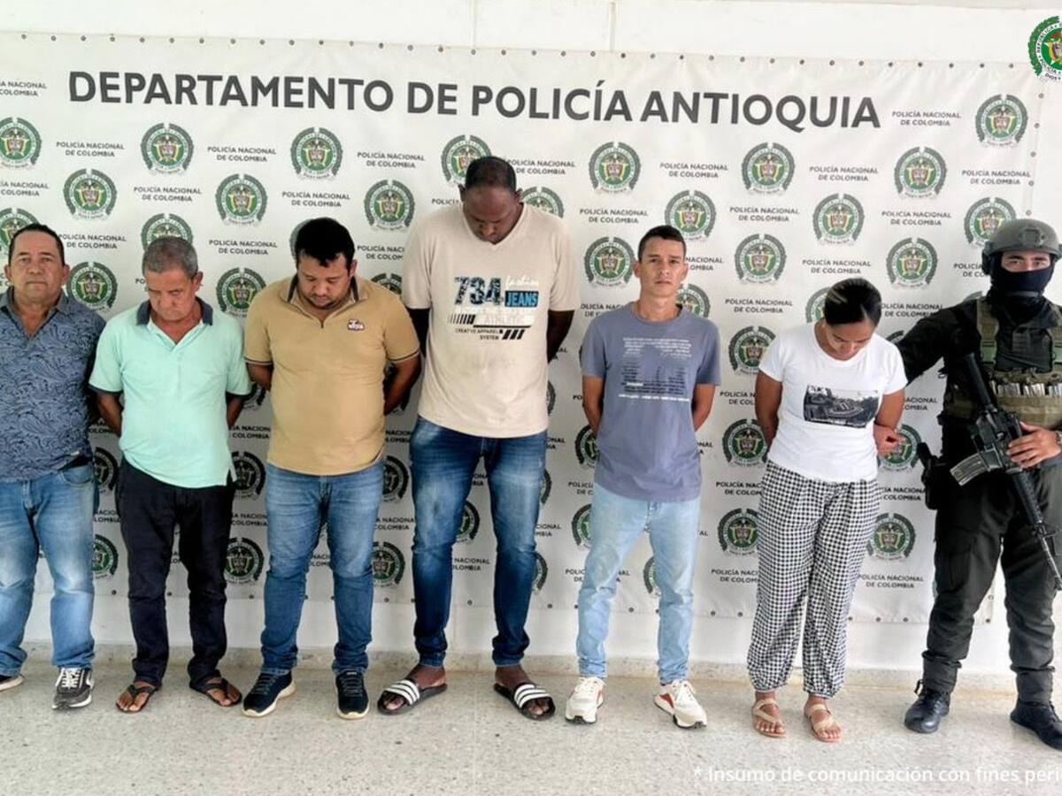 Seis integrantes de una red de minería ilegal fueron capturados en el Bajo Cauca