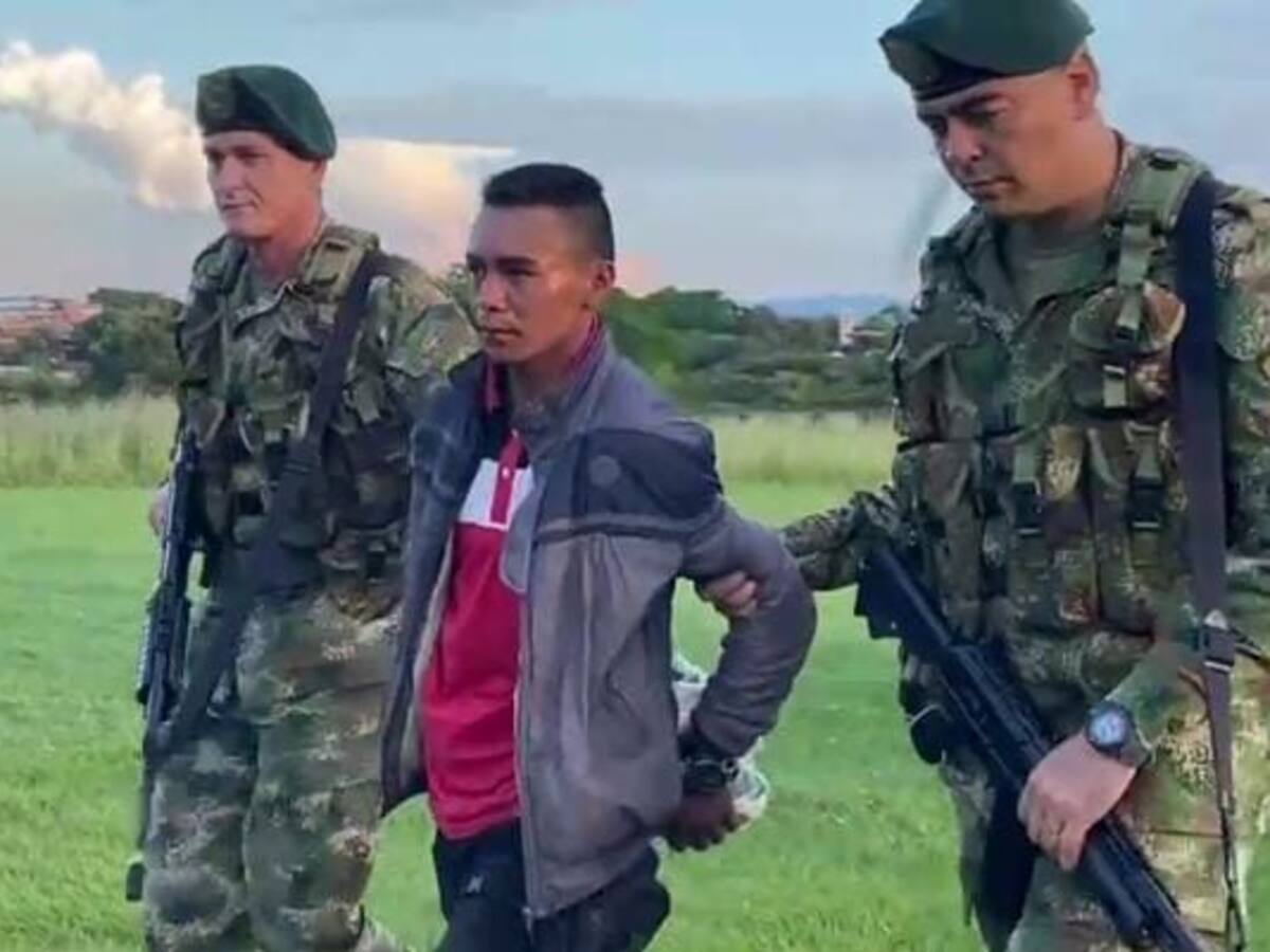 Ejército capturó en Tolima a alias ‘Arlinson’