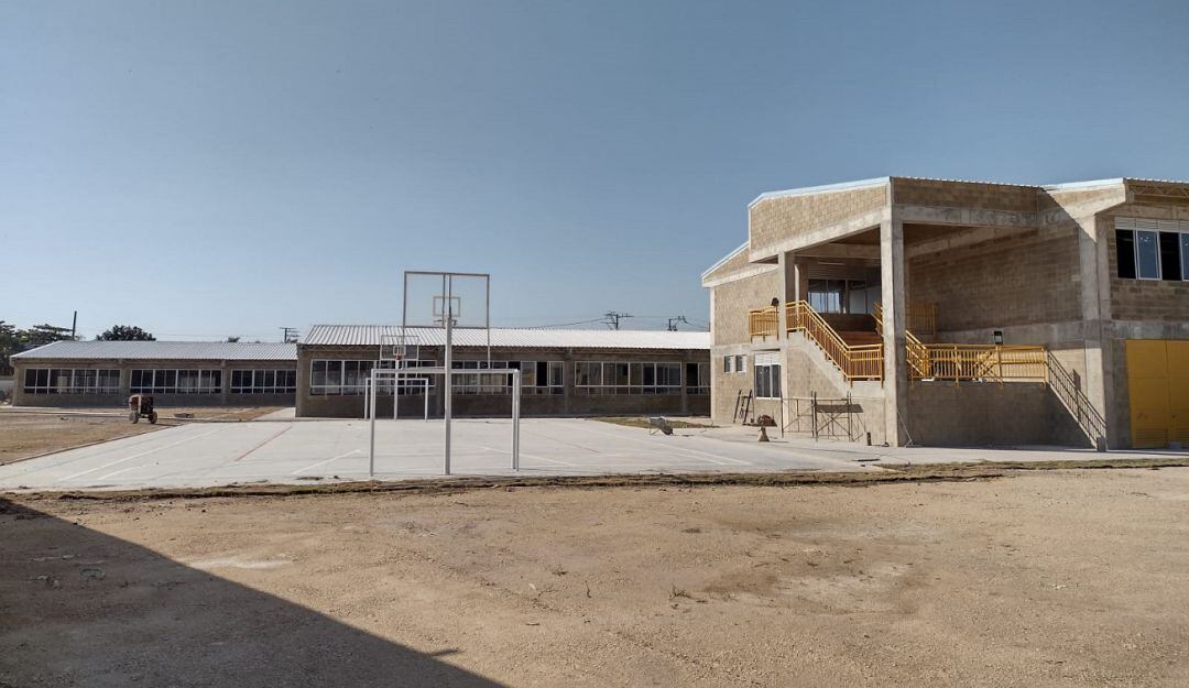 El contratista reportó un avance de obra del 96% en la I.E. Politécnico