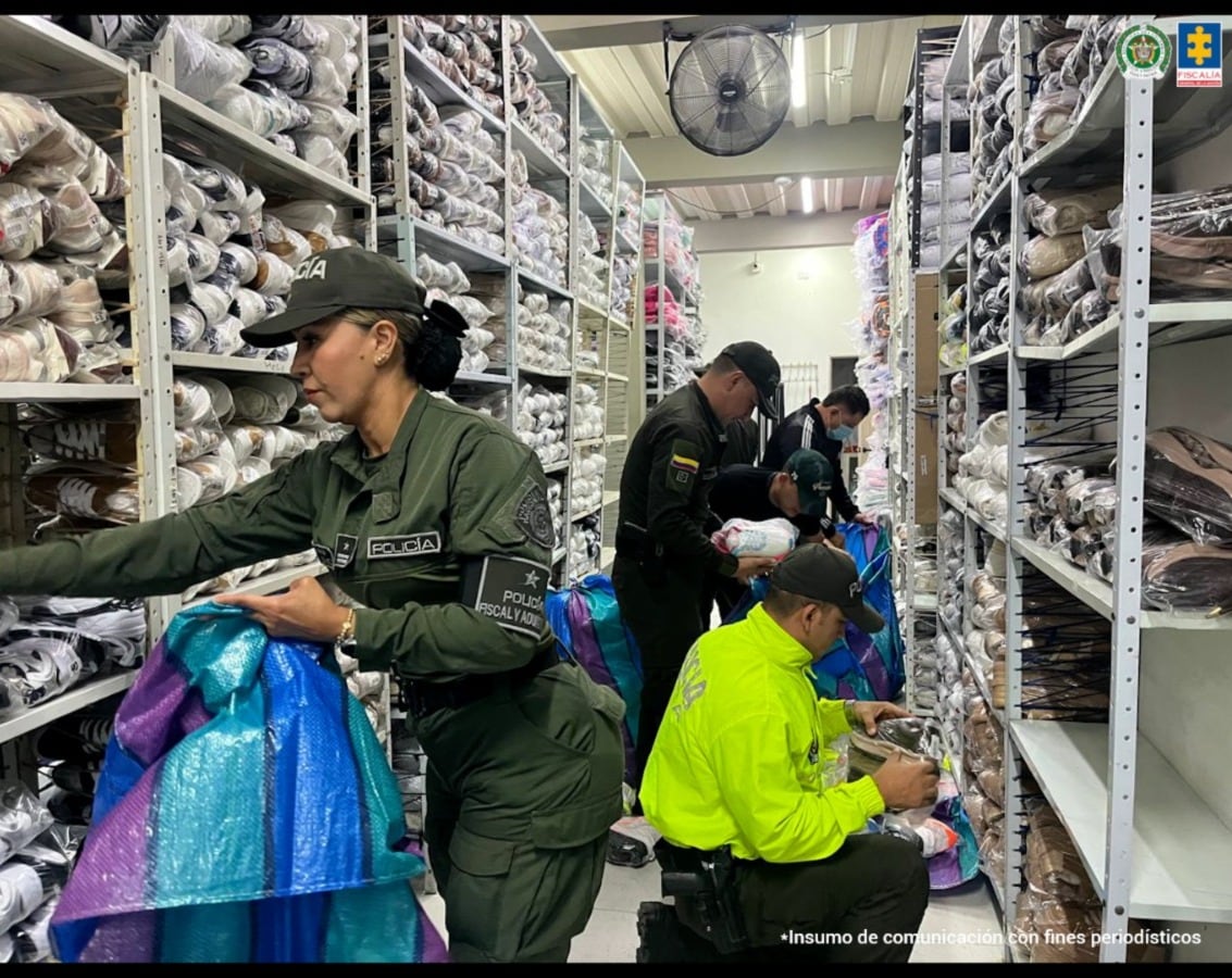 Legalizan incautación de mercancía por $580 millones en Cúcuta. / Foto: Fiscalía.