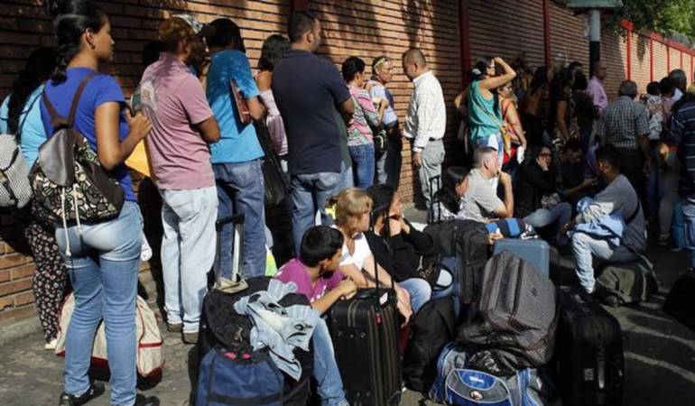 Ciudadanos venezolanos en Colombia.
