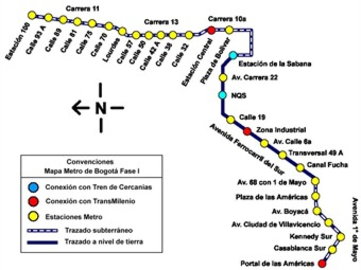 Banco Mundial avala inicio de estudios de la primera línea del metro para Bogotá