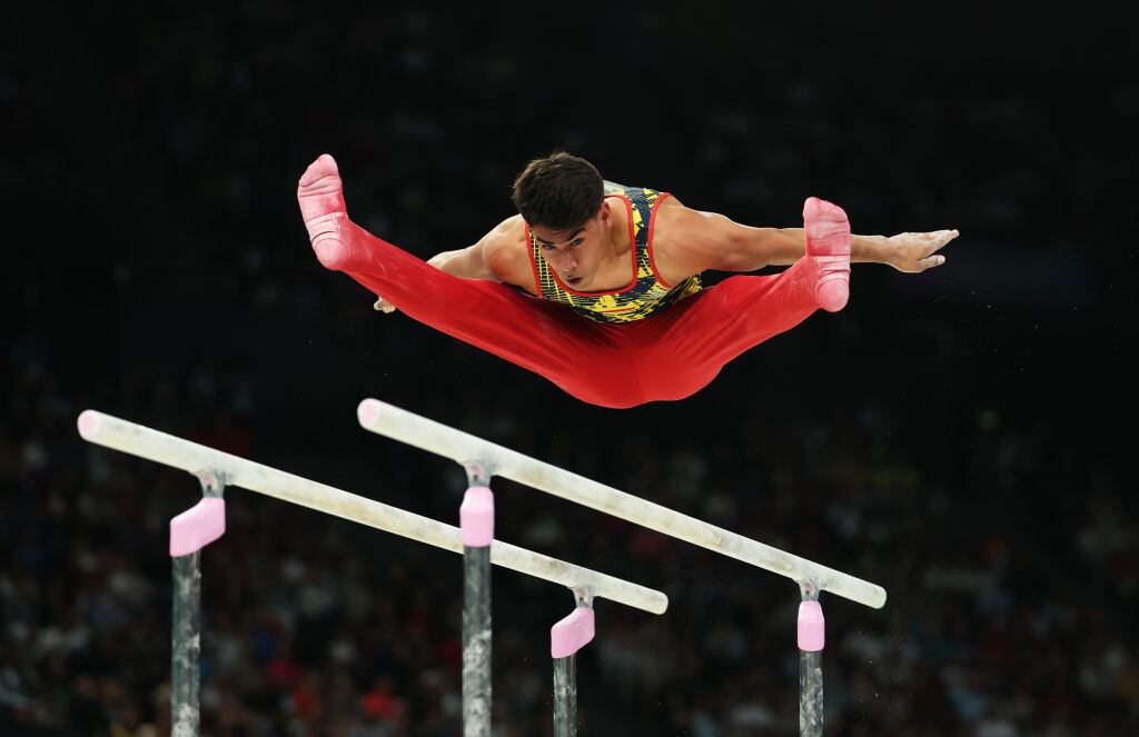 Ángel Barajas en los Olímpicos de París. (Photo by Elsa/Getty Images)