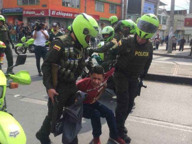 Nuevos disturbios en el sur de Bogotá por saqueos a supermercados