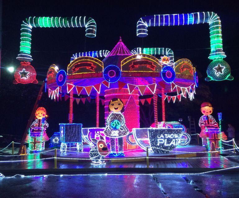 Prueba de alumbrados navideños