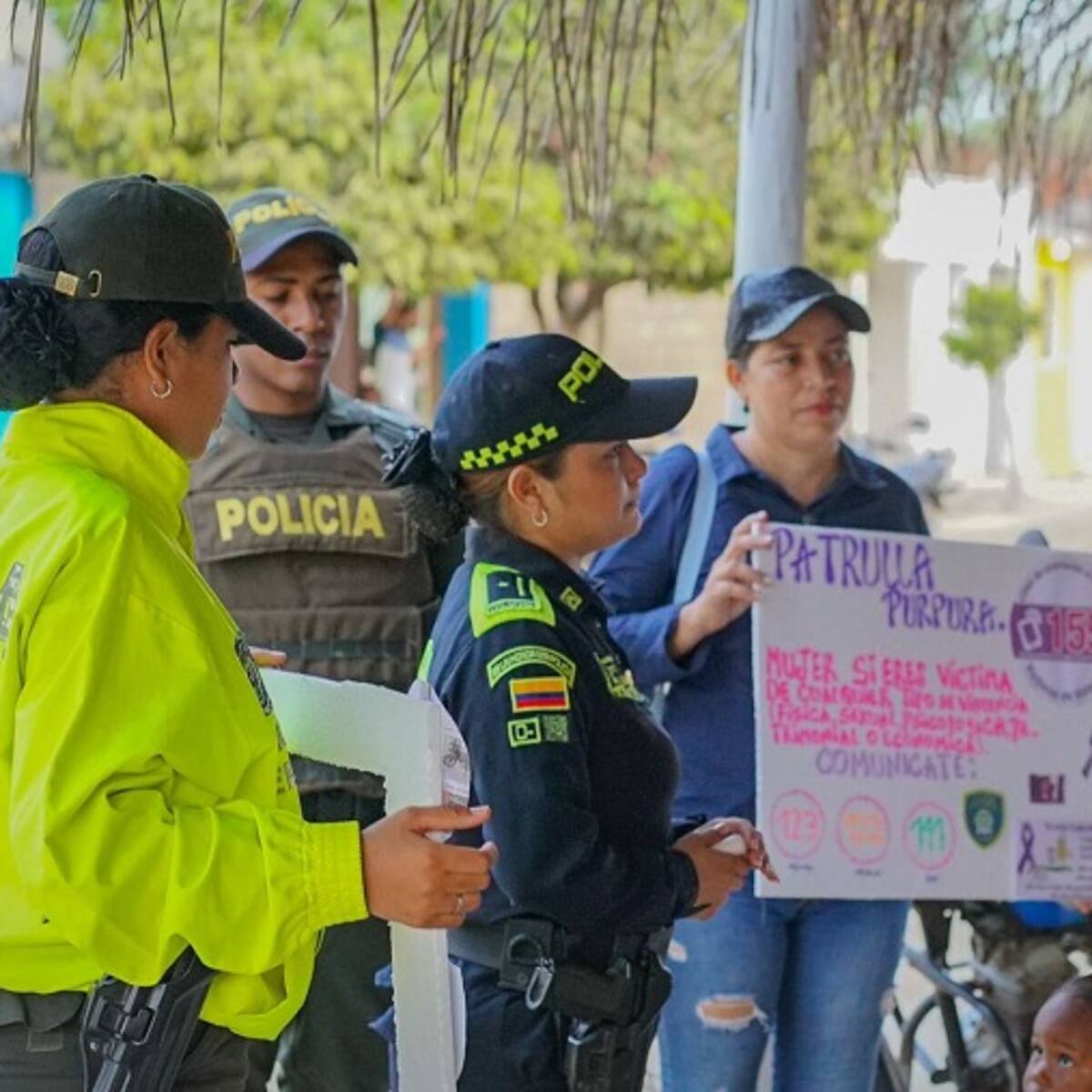 Policía realizó campaña de prevención contra la violencia de género en María La Baja
