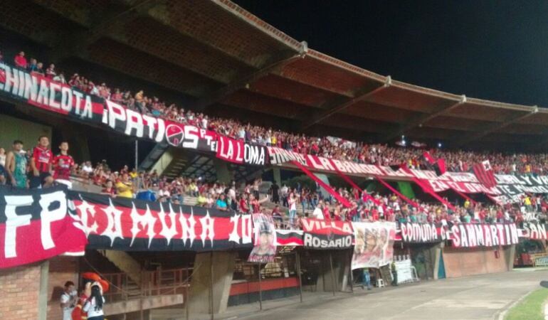 Hinchada del Cúcuta Deportivo.
