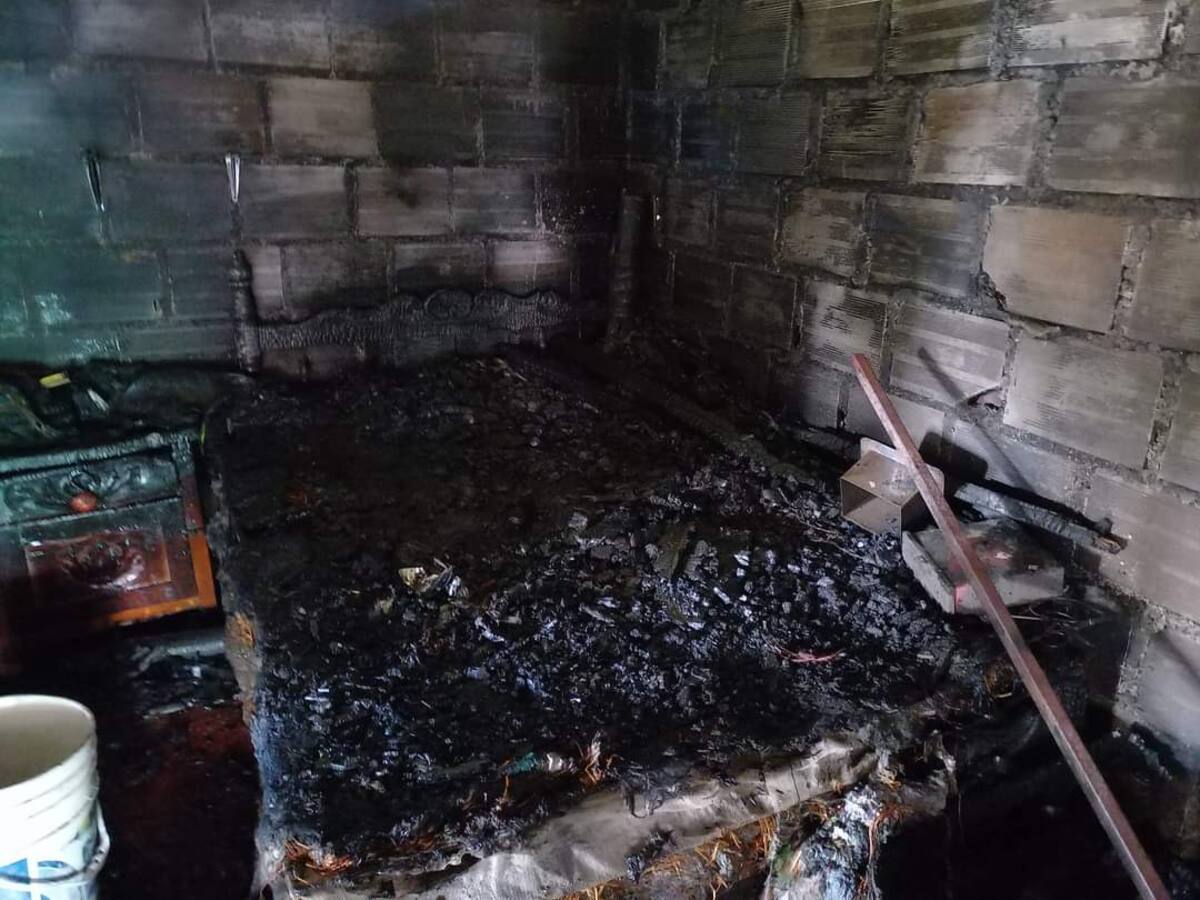 Un corto circuito acabó con una vivienda en Anserma Caldas
