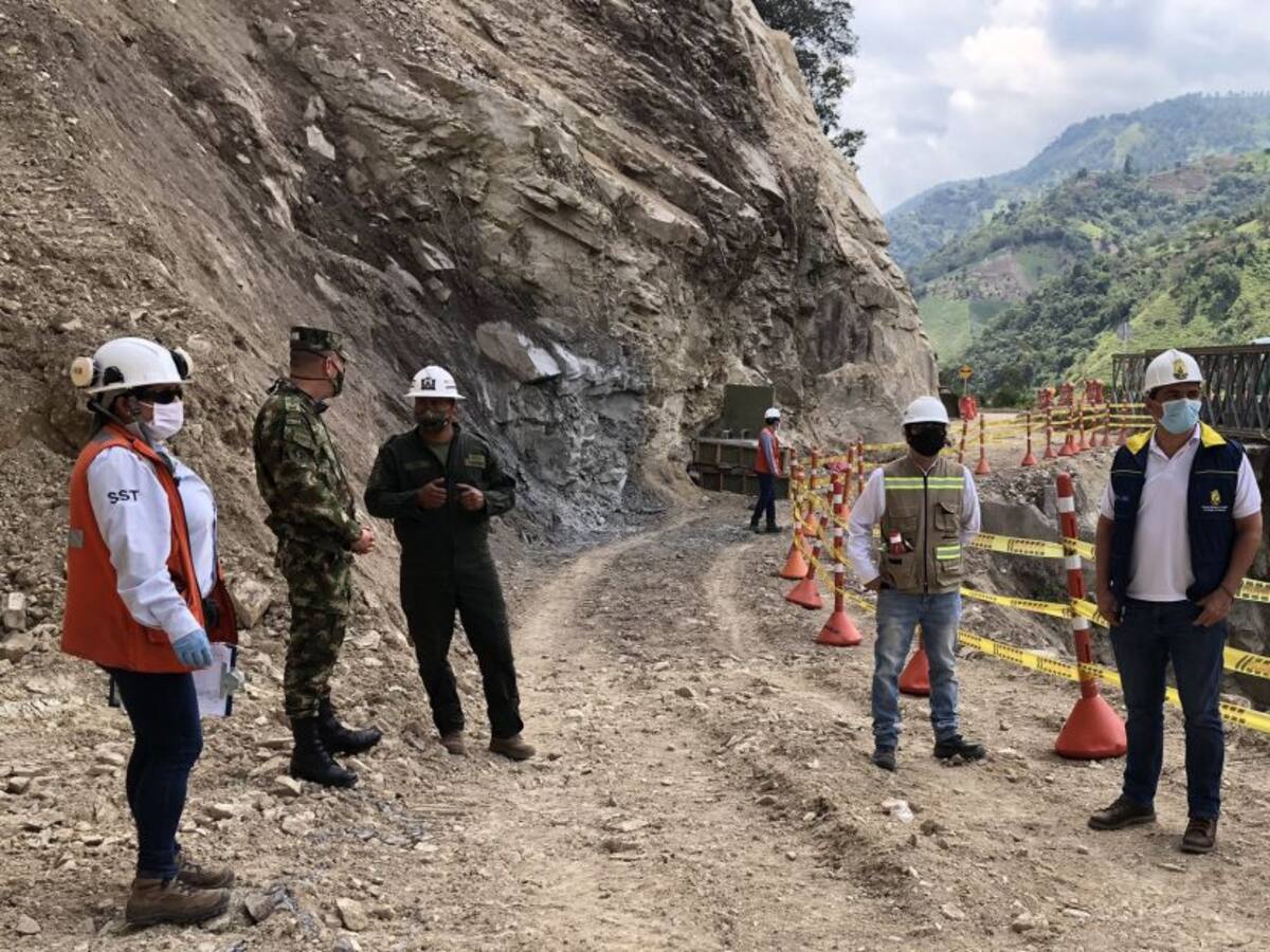 Ultiman detalles para construcción de puente en la vía Curos - Málaga