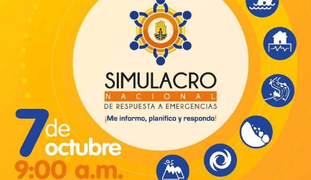 Día de simulacro emergencia nacional