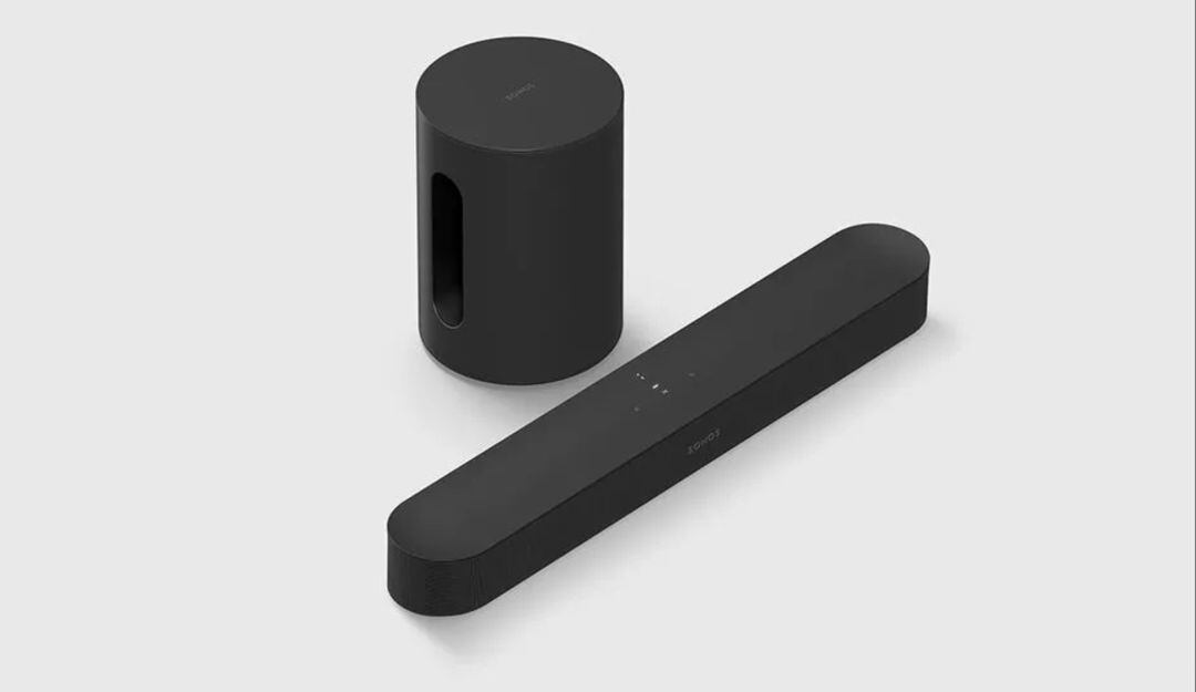 Barra de sonido Beam y subwoofer Sub Mini de Sonos 