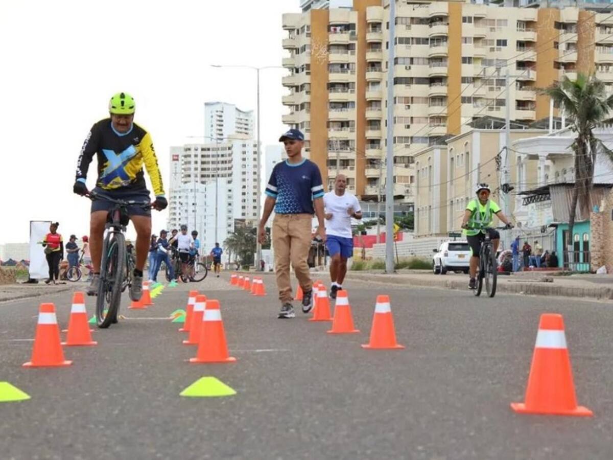 Nuevamente habrá Ciclovía Dominical en la Avenida Santander de Cartagena