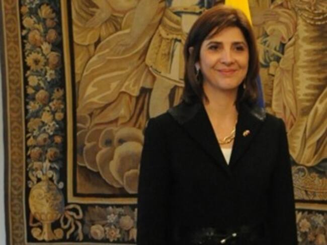 María Ángela Holguín, ejemplo de coraje y poder. Foto: Cancillería