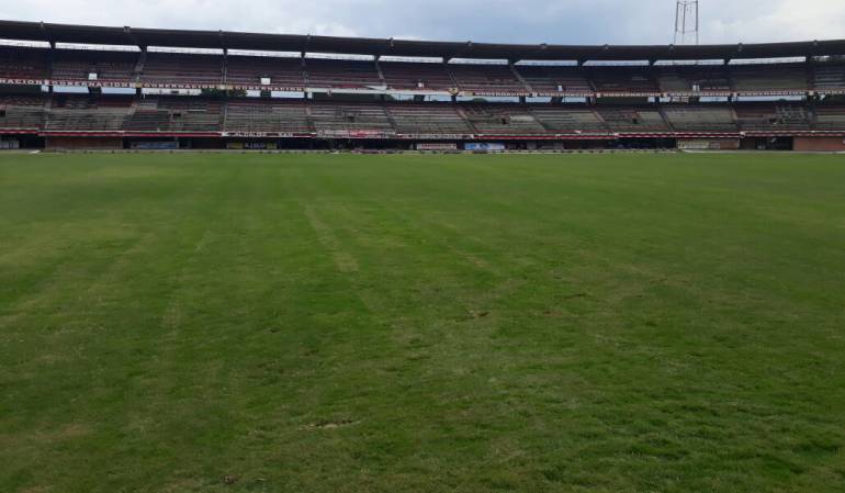 Gramilla del estadio General Santander