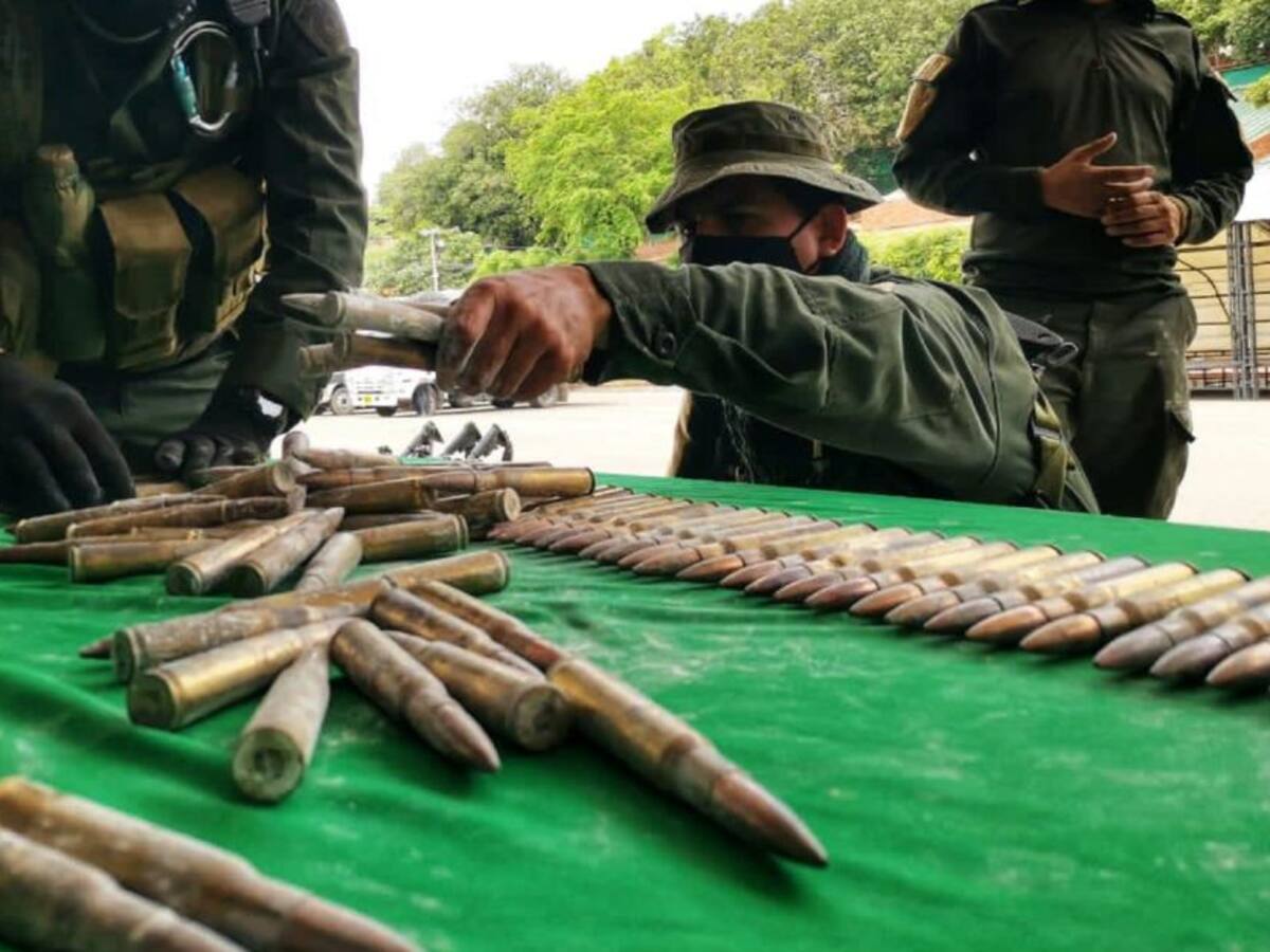 Incautan munición capaz de derribar aviones de la Fuerza Pública