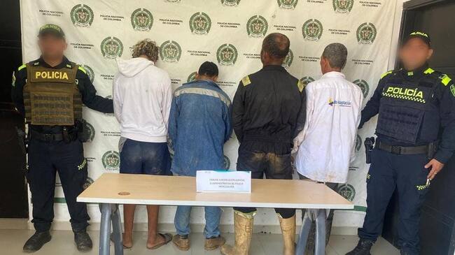 Capturan a cuatro personas que pretendían invadir un predio en Arjona
