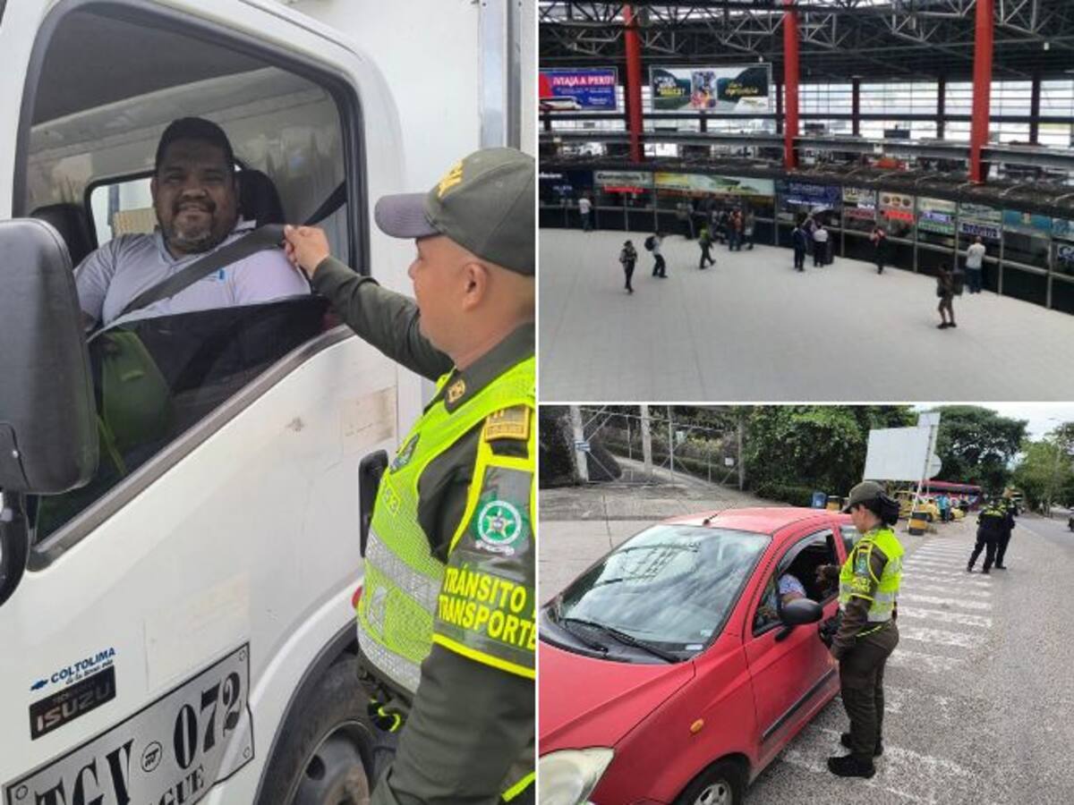 Más de 25 mil vehículos se movilizarán en Caldas en el puente festivo del Sagrado Corazón