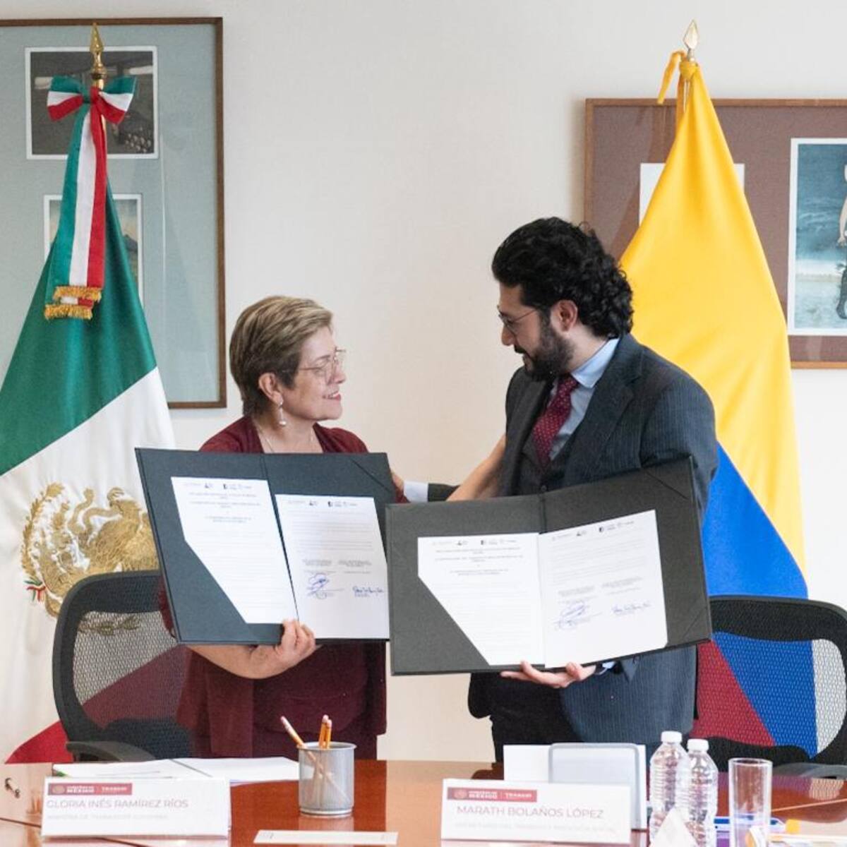 México y Colombia firman convenio de Cooperación para Impulsar Reformas Sociales