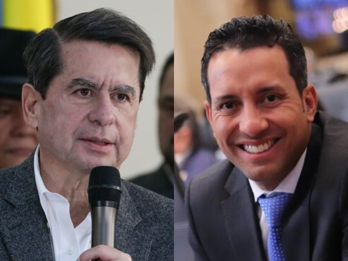 Juan Fernando Cristo y Julián López. Foto: Colprensa