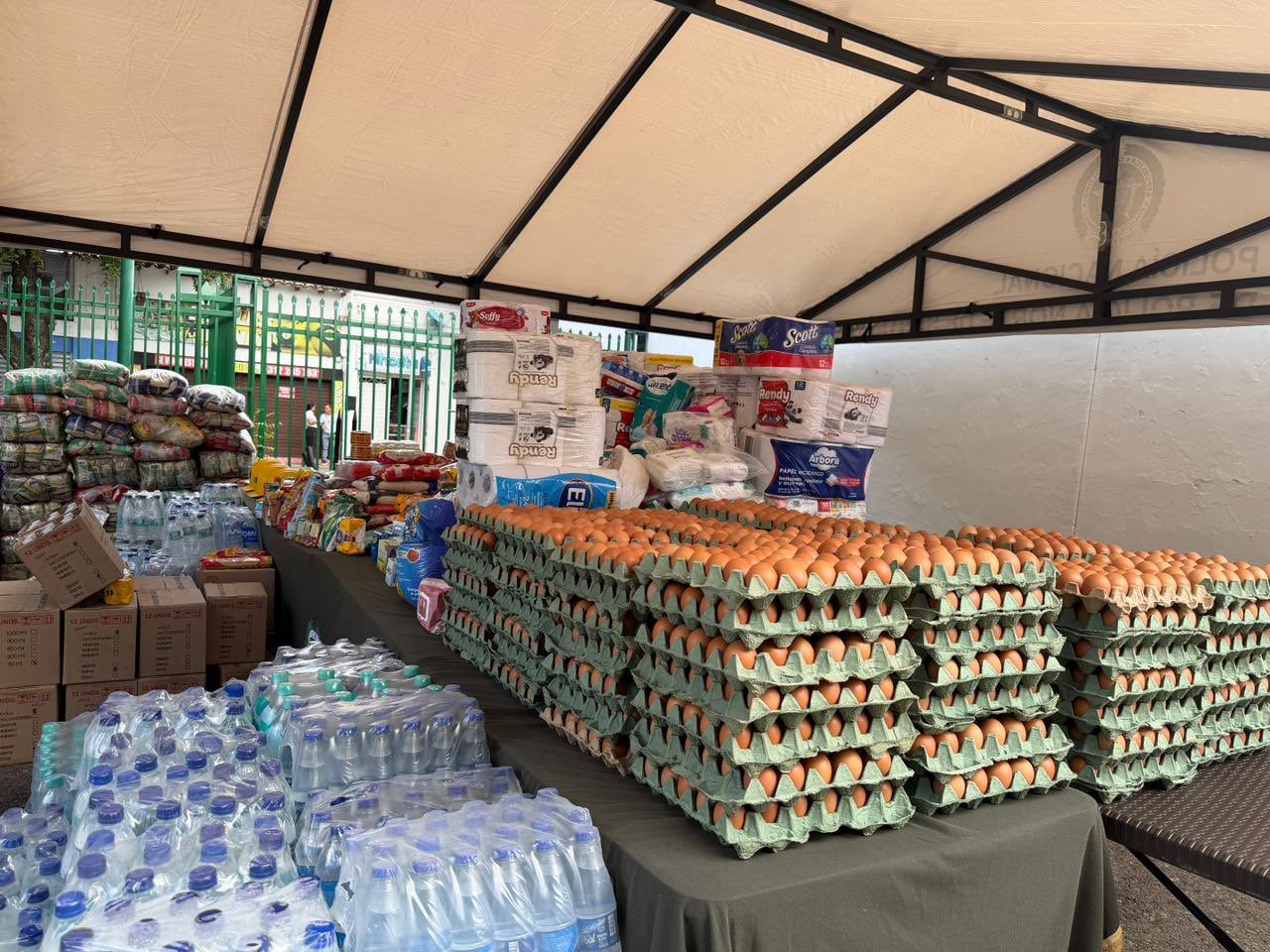 Nortesantandereanos siguen apoyando a los damnificados de Venezuela / Foto Policía Denor