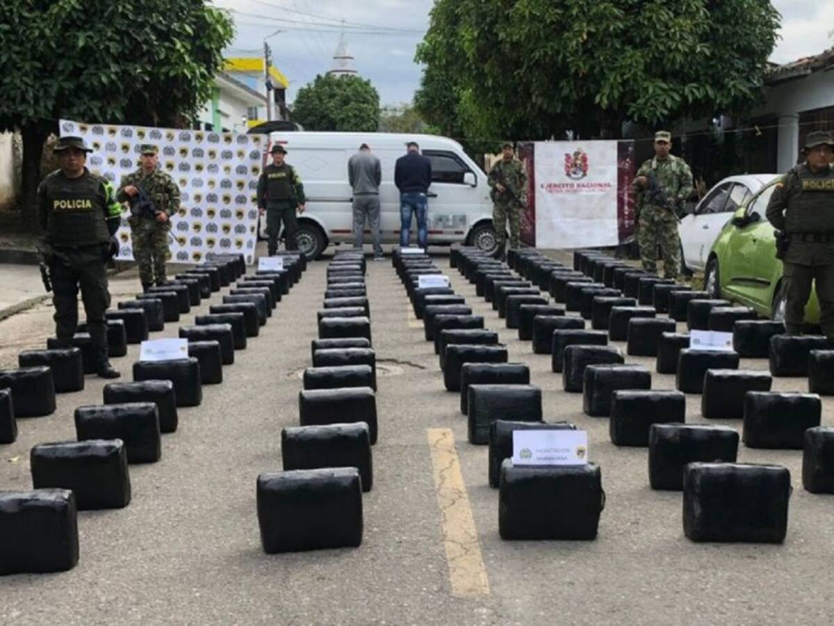 Incautan 655 kilos de marihuana Cripy en vías del Huila