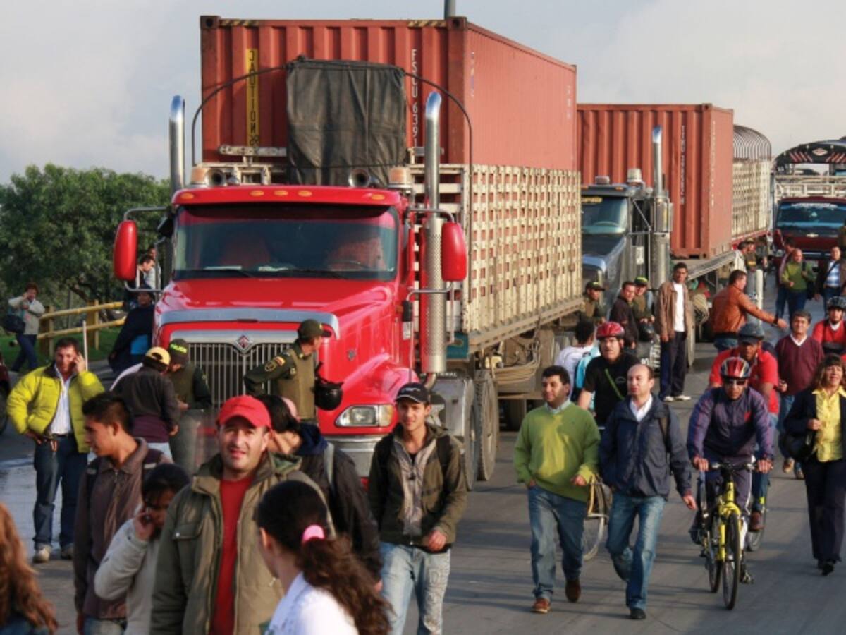 Tensa calma en Boyacá por paro camionero