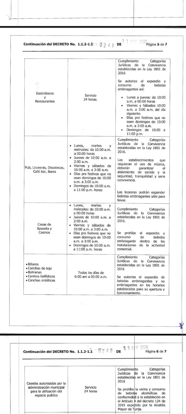 Decreto 0248 del 11 de septiembre de 2026.