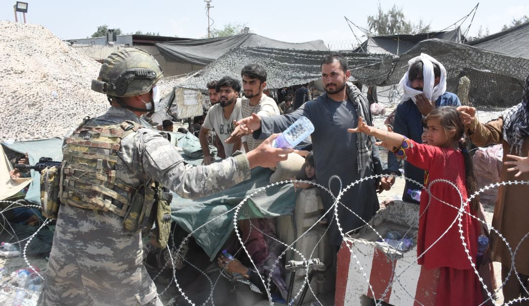 Evacuaciones en aeropuerto de Kabul