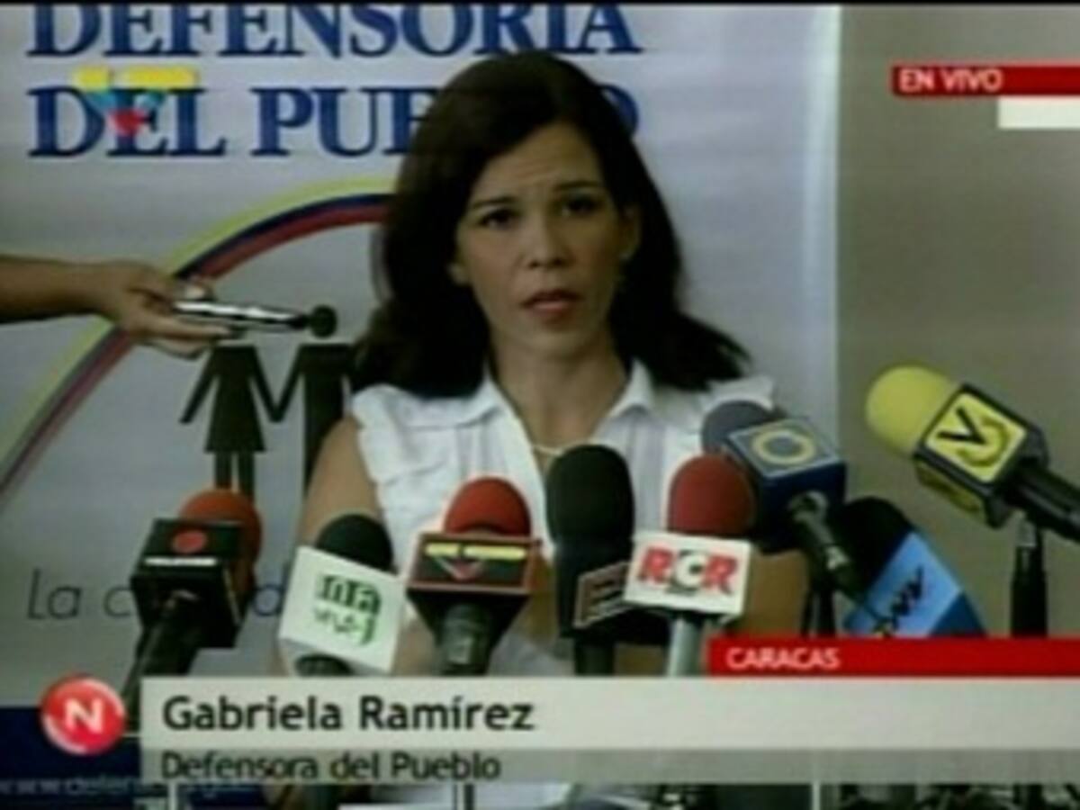 Defensora del Pueblo de Venezuela descarta 'diálogo' con la CIDH