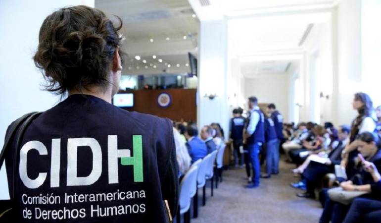 Delegación de la Comisión Interamericana de Derechos Humanos (Foto: Colprensa)