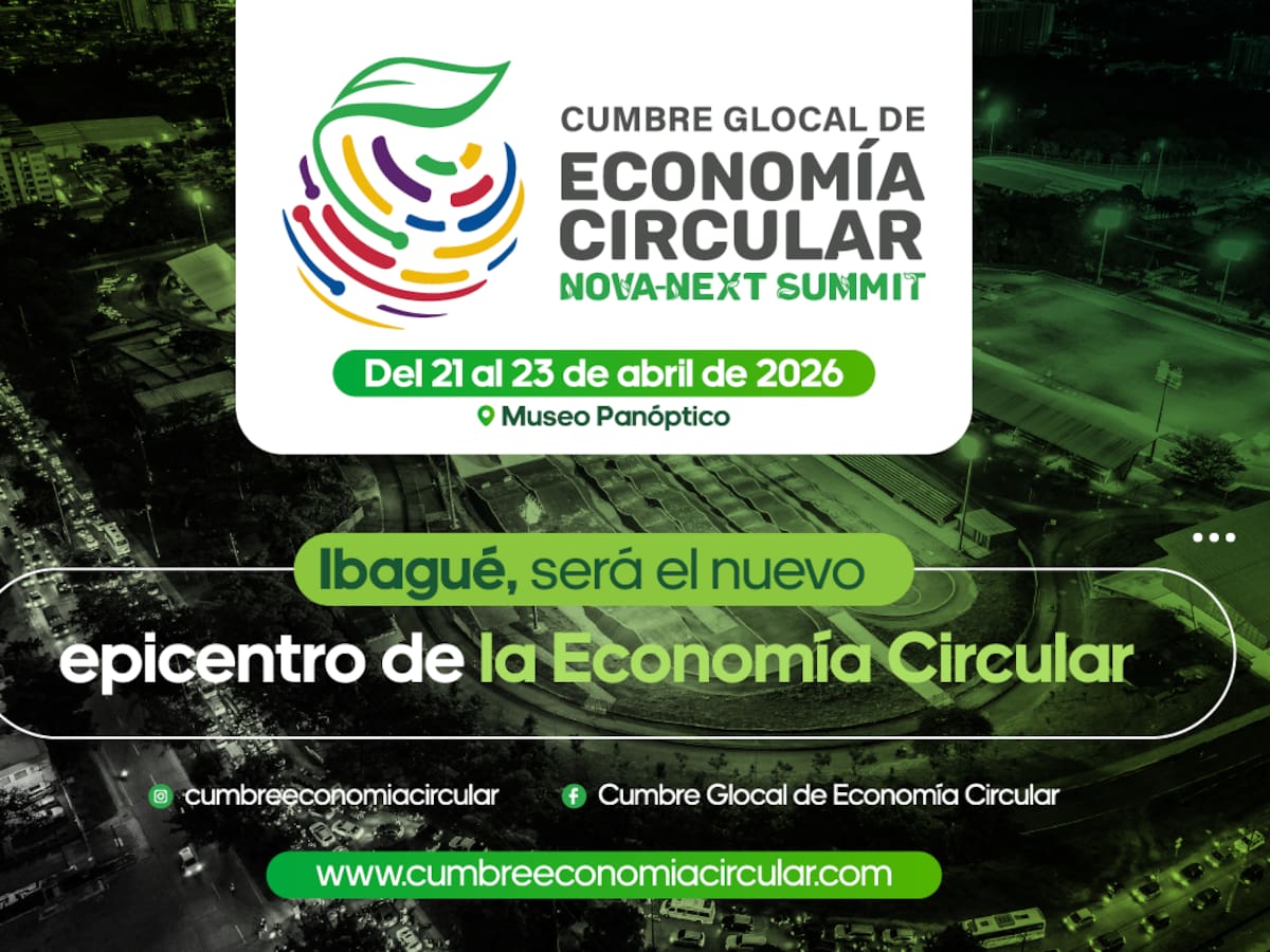 Ibagué será epicentro mundial de la economía circular en abril