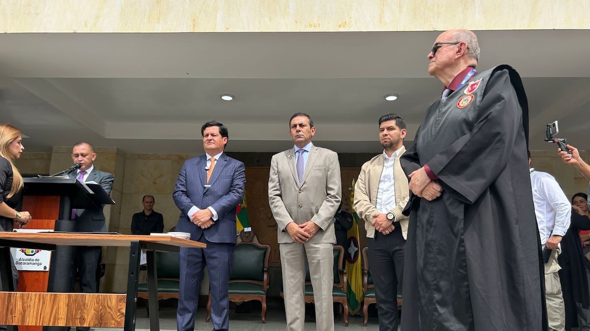 Javier Sarmiento Olarte, alcalde encargado de Bucaramanga