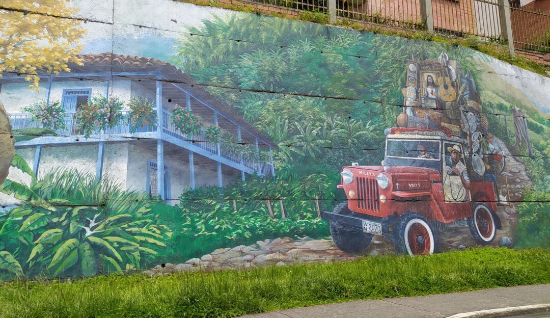Mural de Yipao en Armenia