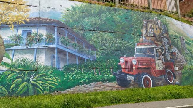 Mural de Yipao en Armenia