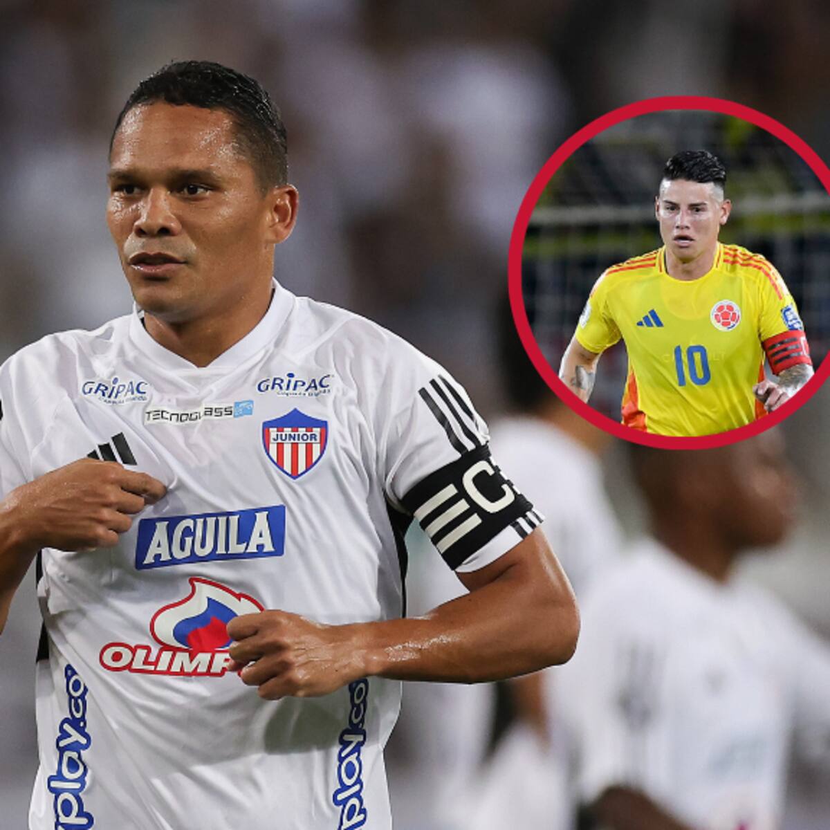 Carlos Bacca se refirió a la posibilidad de que James Rodríguez llegue al Junior ¿Hay posibilidades?