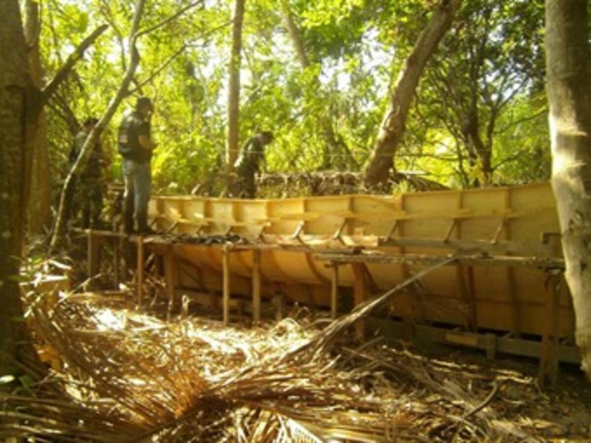 Armada destruye semisumergible en La Guajira