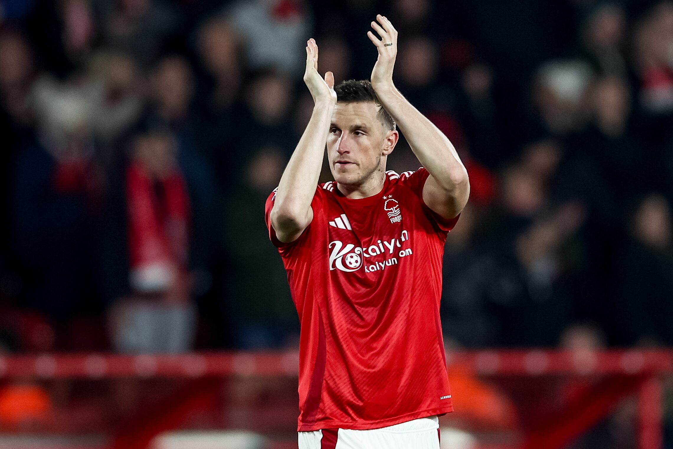 Chris Wood, delantero del Nottingham. EFE/EPA/ADAM VAUGHAN