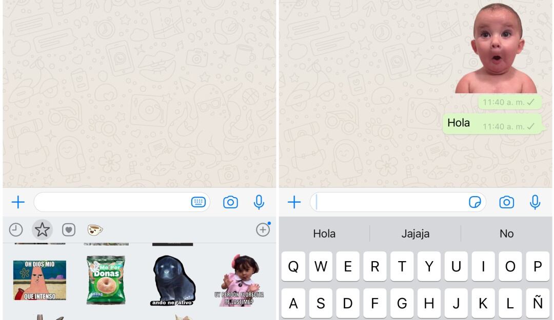Stickers de WhatsApp a Telegram