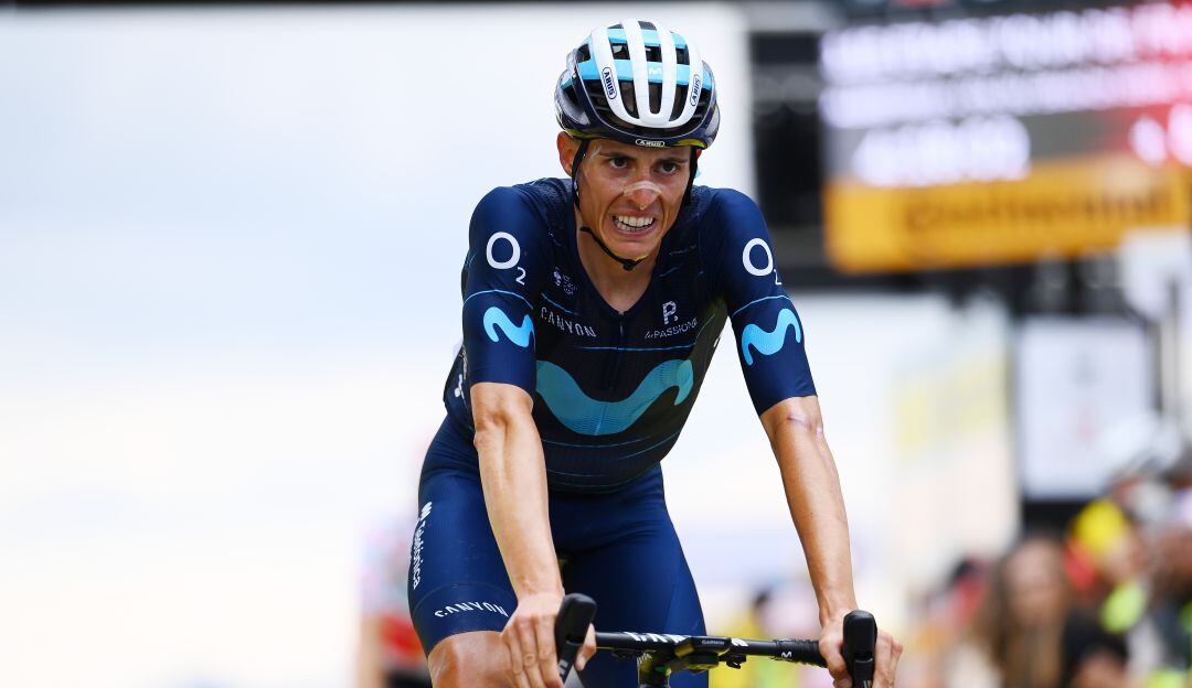 Enric Mas, pedalista español del Movistar Team.