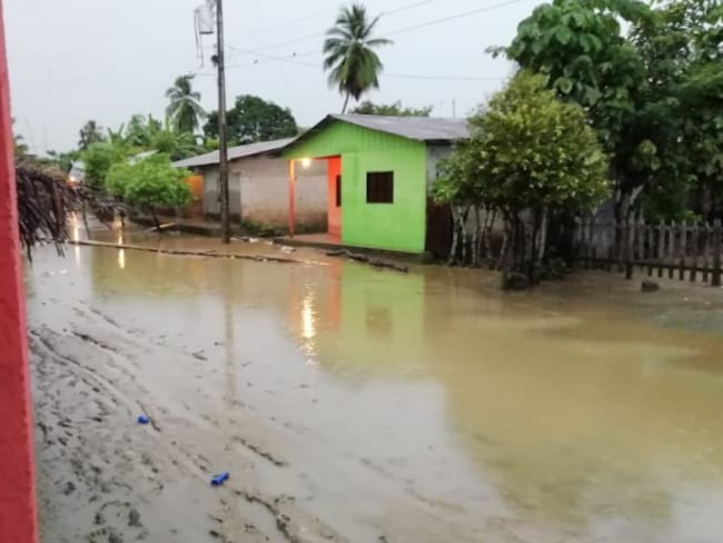 Siete comunidades afectadas por inundaciones en Majagual, Sucre