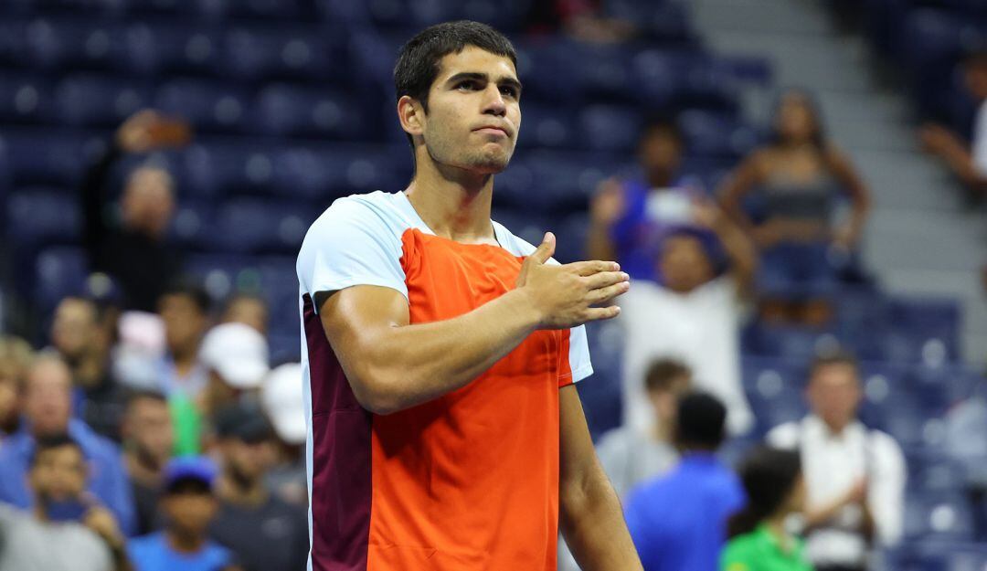 Carlos Alcaraz, tenista español en el US Open