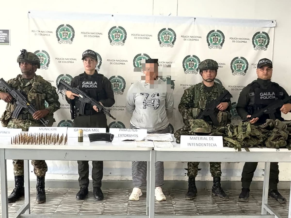 Capturaron a alias “la gorda” sindicada de extorsionar entre Quindío y el norte del Valle del Cauca